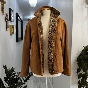 Marvin Richards Brown Faux Fur Vintage Jacket S